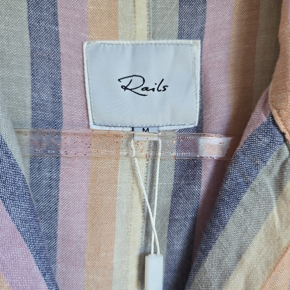 Rails, New, Marley Mandalay Stripe Button Front L… - image 9